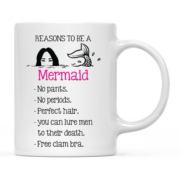 Andaz Funny Profession Mermaid Quote Ceramic Coffee Mug