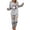 Grey, variant on Halloween Pajamas Women Long Sleeve Two Piece Print Pajama Sets Sleepwear Cozy Loungewear Two Piece Pants Soft Homewear Nightwear 2 Piece Outfits