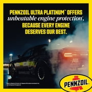 (5 pack) Pennzoil Ultra Platinum Full Synthetic 5W-30 Motor Oil, 1 Quart