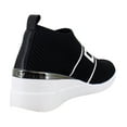 thumbnail image 5 of DKNY Phebe Women's Fashion Sneakers Black/White Size 8 M, 5 of 8