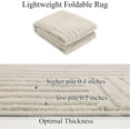 thumbnail image 6 of Vaukki 5'x7' Area Rugs for Living Room, Non Slip Washable Area Rug, Modern Indoor Floor Carpet for Bedroom, Beige, 6 of 7