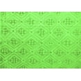 thumbnail image 1 of Ahgly Company Indoor Rectangle Abstract Green Modern Area Rugs, 2' x 5', 1 of 4