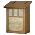 thumbnail image 1 of Americas Finest Lighting AF-3031-WB-GI Double T Verical Mailbox, Gold Iridescent - Warm Brass, 1 of 1