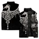 thumbnail image 3 of Chaleco de algodón grueso y fresco para hombre, chalecos de moda y versátiles para hombre, chaleco de moda con estampado de personajes para hombre, abrigos y ropa de viento frío, 3 of 5