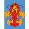 thumbnail image 3 of Jozie B 267 Got Tails Crawfish Applique Flag, Large, 3 of 3