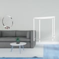 thumbnail image 2 of Elegante organizador de metal y mesa auxiliar de acrílico para espacios pequeños, solución de almacenamiento con moderno para la decoración del, 2 of 8