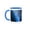 Blue/White, variant on 3drose, Illuminated Water Jets and Showers. Blue Color of Rainbow, 15oz Mug
