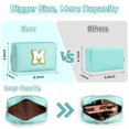 thumbnail image 2 of Bolsa de maquillaje TOPEAST Preppy Stuff para niñas, impermeable, azul, 2 of 7