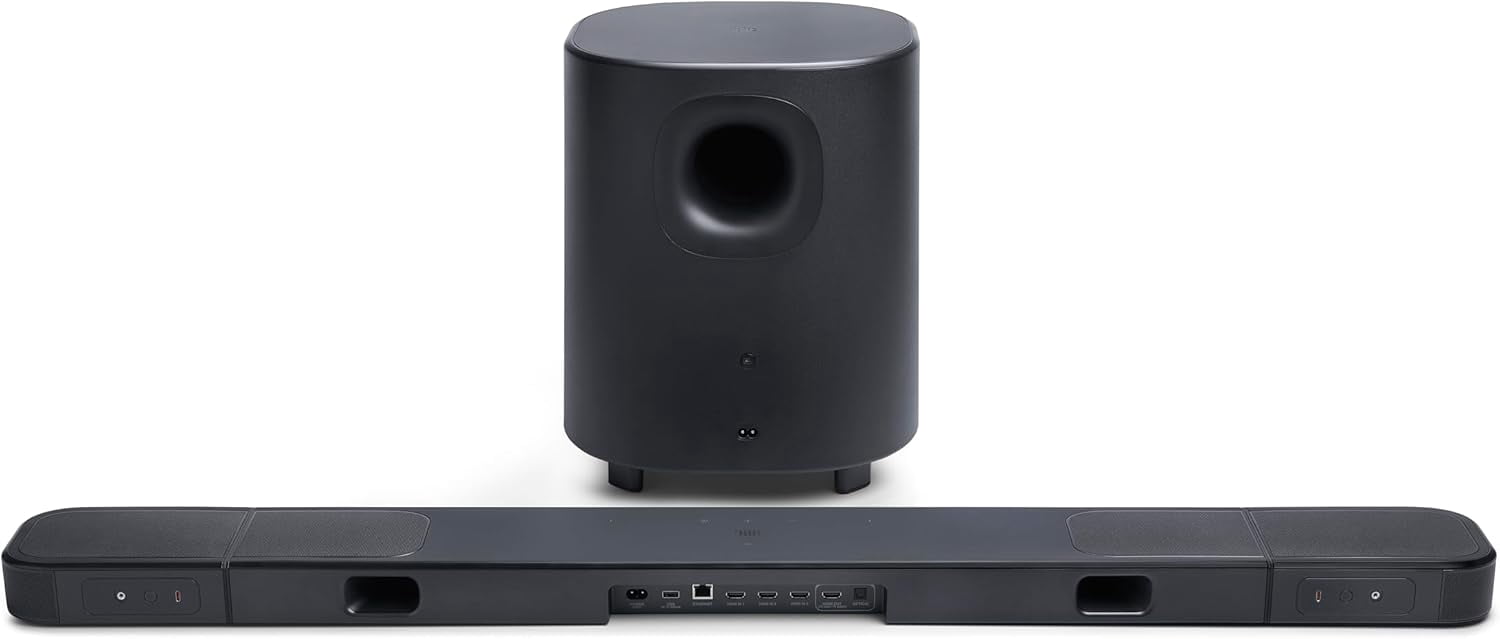 JBL Bar 1000MK2 - 7.1.4 channel soundbar system with detachable surround speakers, Dolby Atmos® and DTS:X® - Black