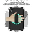 thumbnail image 4 of Dteck Case for Samsung Galaxy Tab A 8.4-inch T307 (2020 Released) ,Shockproof Rubber Hybrid EVA Protection Hand /Shoulder Strap Hard Kickstand Back Cover,Black+Mint, 4 of 6
