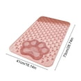 thumbnail image 3 of Kadlawus Bathroom Mat for Shower, PVC Non Slip Floor Mat, Eco Friendly Massage Foot Mat for Bathroom or Toilet, Textured Rug for Wet Floors, Easy Clean Waterproof Mat for Shower Room Floor, 3 of 6