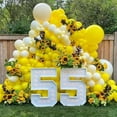 thumbnail image 6 of 130pcs Yellow Balloons Different Sizes 18" 12" 10" 5" Party Latex Balloons for Boys Girls Birthday Baby Shower Gender Reveal Wedding Sunflower Party Decorations, 6 of 15