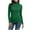 #2Green, variant on Byworldtasic Turtleneck Ribbed Sweaters for Women Cute Sexy Knitted Warm Fitted Sweater Underwear Basic Slim Fit Tops