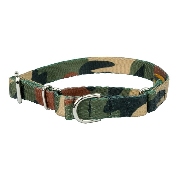 Country Brook Petz® Woodland Camo HD Martingale Dog Collar, 2XS