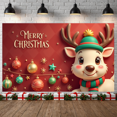 thumbnail image 6 of Colorful Design Christmas Banner Polyester Material Festive Decoration Holiday Cats Banner for Winter Party Indoor Decoration Kids Event, 6 of 9
