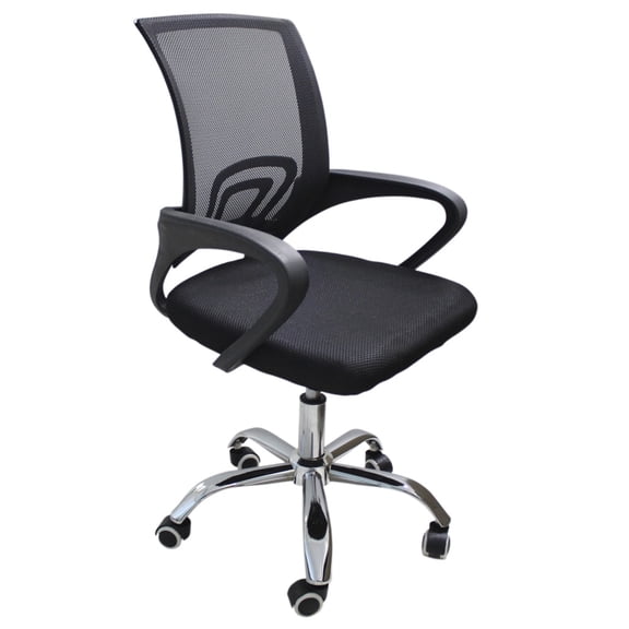 Silla de Escritorio Silla de Oficina giratoria Home Office Idea Nuova  Color Negro
