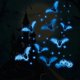 thumbnail image 1 of Colorful Luminous Bat Halloween Stickers Eight Bats Luminous Wall Stickers, 1 of 4