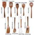 thumbnail image 2 of Natural Teak Kitchen Utensils - Comfort Hold Cooking Spoons And Utensils, Kitchen Utensils, Kitchen Wooden Cooking Utensils, Wooden Utensils Natural Teak Cook, 2 of 2