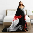 thumbnail image 4 of Selena Quintanilla Throw Flannel Blankets Soft Blanket for Sofa Bed Office Camp Couch Beach Car Decoration Air Conditioning Blanket for All Seasons 50"x40", 4 of 7