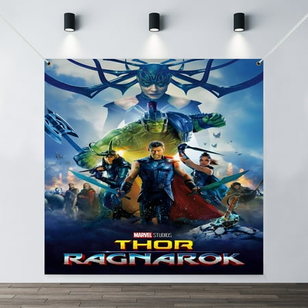 The Thor: Ragnarok holiday banner is perfect for adding festive cheer.35.43x35.43in（90x90cm）