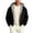Yellow, variant on Ozmmyan Mens Hooded Jacket Plaid Lined Zip Up Sweatshirt Long Sleeve Casual Coat Winter Fall Outerwear with Pockets