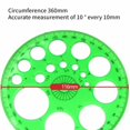 thumbnail image 3 of 5 Pcs 360 Degree Circle Protractor Mathematics Protractor Circle Stencils, 3 of 12
