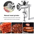 thumbnail image 6 of Aluminum Manual Meat Mincer Grinder Sausage Stuffer Filler Cookie Sausage Tool, 6 of 8