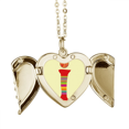 thumbnail image 1 of Yo alfabeto naranja lindo patron Collar colgante en forma de melocotón con alas Unbranded M, 1 of 3