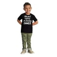 thumbnail image 3 of Not Crying Ordering Dinner Humor Toddler Boy Girl T Shirt Infant Toddler Brisco Brands 12M, 3 of 6