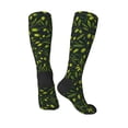 thumbnail image 4 of Balery Green Branch Olive Fun Novelty Socks Men'S Women'S Crew Socks Funny Crazy Novelty Socks Quirky And Cool Socks, 4 of 9