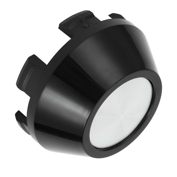 Car Wheel Hub Center Caps 64 mm 2.52"OD Universal for Car Durable ABS Plastic Silver Tone Black Front and Rear Wheels
