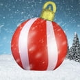 thumbnail image 2 of IFnwsv Inflatable Christmas Ball Ornaments Large PVC Xmas Blow Ball Decorations Giant Inflatable Ornaments for Christmas Blow up Yard Decor, 2 of 8