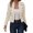Beige L, variant on Spring Auutmn Lady Coat Double-breasted Stand Collar Buttons Slim Fit Long Sleeves Retro Style Cardigan Daily Wear Outdoor Jacket