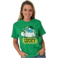 thumbnail image 4 of Saint Paddys Lucky Tootsie Pop Owl Men's Graphic T Shirt Tees Brisco Brands S, 4 of 6