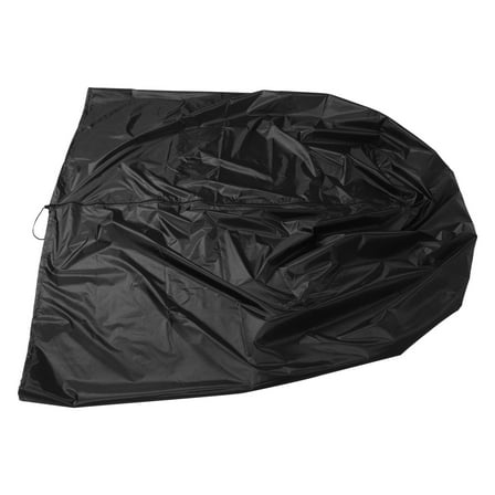 WEUVEB Porch Swing Cover Waterproof Hanging Egg Chair Cover Polyester Fiber Black for Outdoor Egg Chair Patio 1Pcs