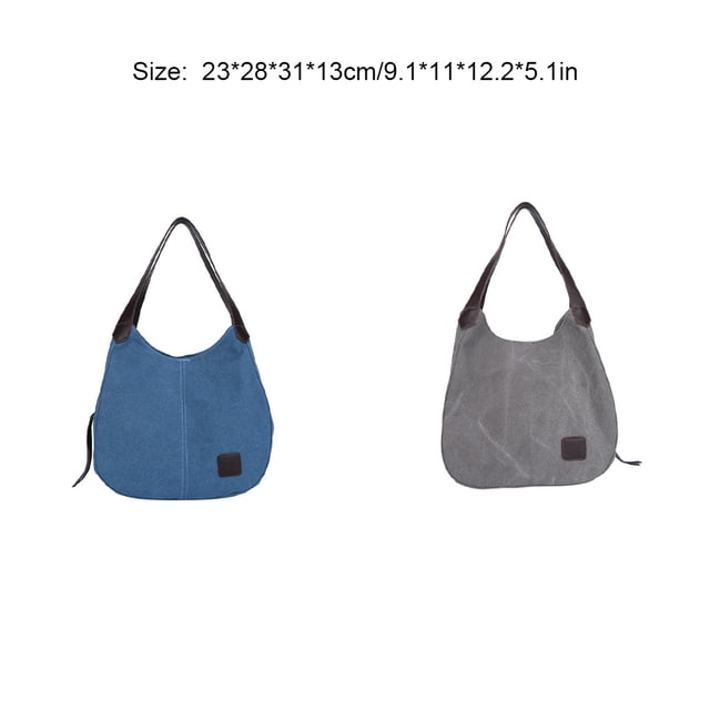 Guardurnaity Bolso de hombro de lona de moda para ocasiones informales Bolsos para mujer Bolso de mano para mujer Bolso de un solo hombro Bolsas de mensajero y de hombro negro