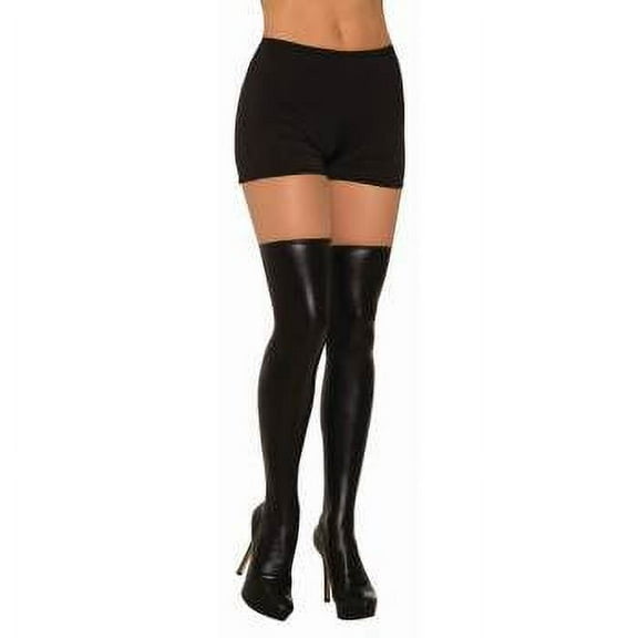 Liquid Leather Knee Highs Halloween Costume Accessory