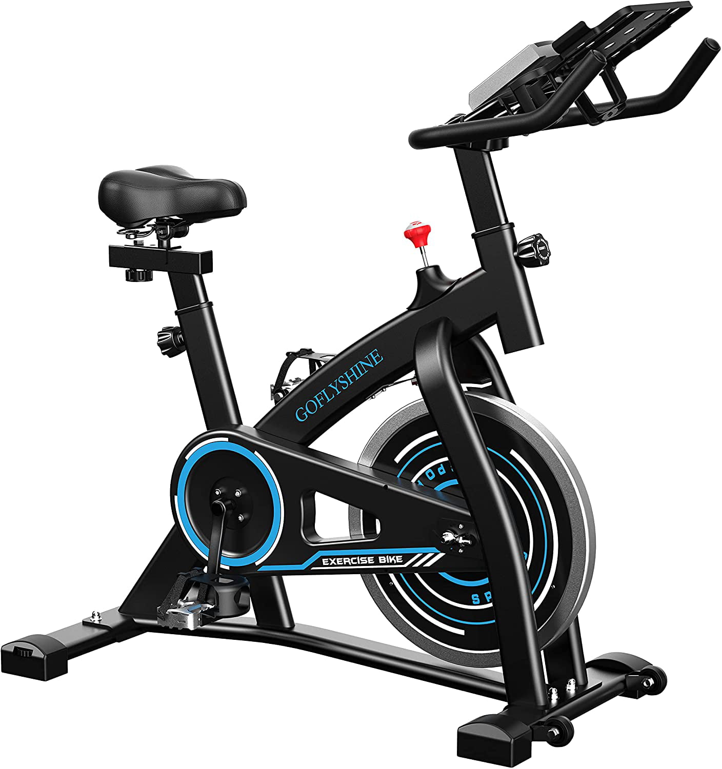 FLYSNAKE Exercise Stationary Bike Cardio Workout Home Indoor  Bicycle Cycling 