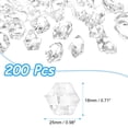thumbnail image 2 of Uxcell 200pcs Fake Ice Rocks Acrylic Clear Crystals Gems Stones for Vase Fillers Table Scatters Decoration, 2 of 6