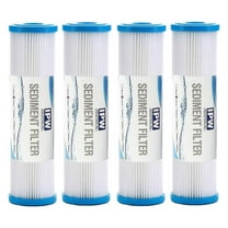 IPW Industries, Inc. | 4-Pack American Plumber W20CLA Sediment Filter Cartridge for Whole House Water Filter (Well Water, Irrigation, and House Water)