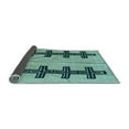 thumbnail image 2 of Ahgly Company Indoor Round Oriental Light Blue Modern Area Rugs, 8' Round, 2 of 4