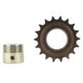 thumbnail image 6 of Single Speed Bike Freewheel 18T Threaded Bicycle Freewheel with 13mm Connector Cycling Replacement Accessory, 6 of 7