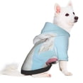 thumbnail image 2 of Fotbe Puppy Licks Nose Print Small Dog Sweater Hoodies Pet Grey Hooded Soft Fleece Sweatshirts with Pocket Fall Winter Puppy Cat Sweaters Warm Clothes-XX-Large, 2 of 7