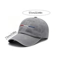 thumbnail image 3 of YYDENG Patriotic Floral Embroidered Baseball Hat Washed Distressed Cloth Hat Adjustable Back Closure Lightweight Cloth Cap, Commemorative 250th Anniversary Sun Hat Independence Day Camping Hiking, 3 of 6