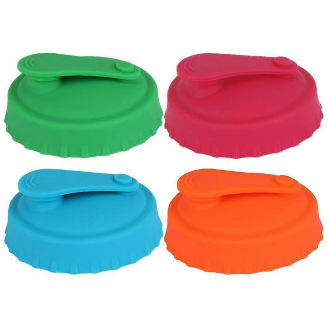 4pcs Leakproof Soda Can Covers Silicone Sofa Can Lids Saver Beer Covers Soda Can Parts