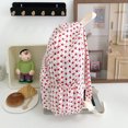 thumbnail image 3 of Mochila para Mujer Bolso Escolar Floral Con Viajes Universidad () Rosa, 3 of 7