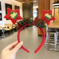 thumbnail image 1 of Diademas navideñas con orejas de Reno para mujer y niña, decoración navideña, diademas de Cosplay para fiesta, decoración navideña, 1 of 4