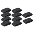 thumbnail image 3 of 10 piezas de sujetadores elásticos para cinturón de pantalones, banda de retención de correa de nailon para senderismo Negro, 3 of 9