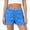 Blue, variant on Women's Stylish Glitter Sequin Shorts High Waist Straight Leg Shorts for Disco Club Festival Rave Costume Dance (Pink,M)