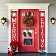 thumbnail image 5 of Grrvtrz Christmas Couplet Door Curtain Custom Party Decoration Door Cover Christmas Flag Background Cloth,Holiday Products,Christmas Decorations, 5 of 6